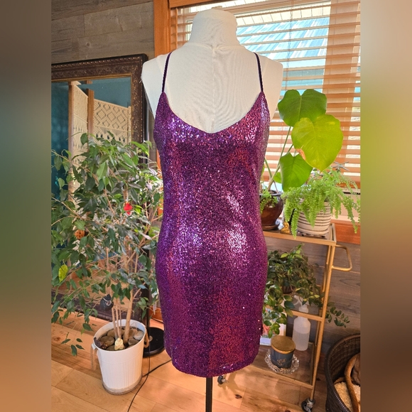 Sequin Cocktail Dress - Picture 1 of 4